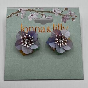 Lonna & Lilly Floral Cluster Earrings - BRAND NEW!